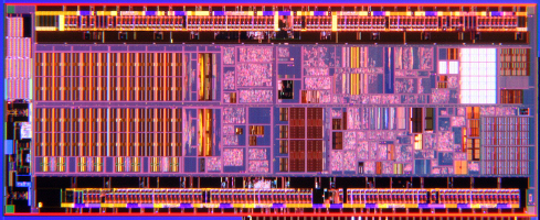 Close up of a CPU die (the chip)